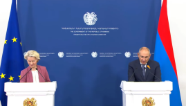 Փաշինյանի և ֆոն դեր Լայենի ասուլիսը (տեսանյութ) Փաշինյանի և ֆոն դեր Լայենի ասուլիսը (տեսանյութ)