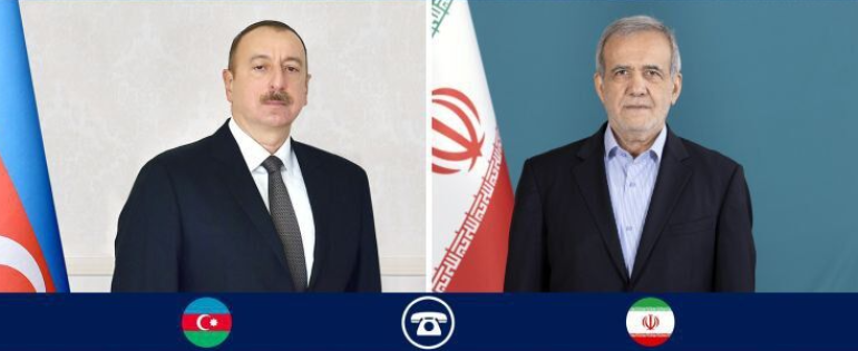 Փեզեշքիանն ու Ալիևը քննարկել են իսրայելական ԱԹՍ-ների կողմից Իրանի ուղղությամբ թռիչքների համար Ադրբեջանի օդային տարածքի հնարավոր օգտագործման մասին հաղորդագրությունները Փեզեշքիանն ու Ալիևը քննարկել են իսրայելական ԱԹՍ-ների կողմից Իրանի ուղղությամբ թռիչքների համար Ադրբեջանի օդային տարածքի հնարավոր օգտագործման մասին հաղորդագրությունները