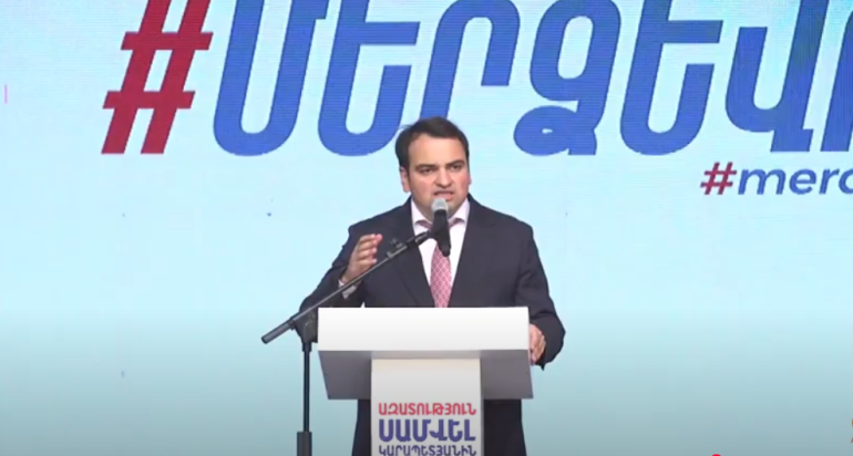 Սամվել Կարապետյանը կառուցող մարդ է, քանդողներն ապագա չունեն Հայաստանում, ապագան կառուցողներինն է։ Նարեկ Կարապետյան Սամվել Կարապետյանը կառուցող մարդ է, քանդողներն ապագա չունեն Հայաստանում, ապագան կառուցողներինն է։ Նարեկ Կարապետյան