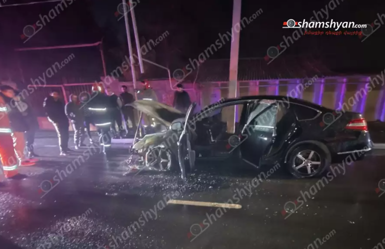 Հրդեհ է բռնկվել Սուրբ Գայանե եկեղեցու հարևանությամբ կայանված «Nissan Teana»-ում