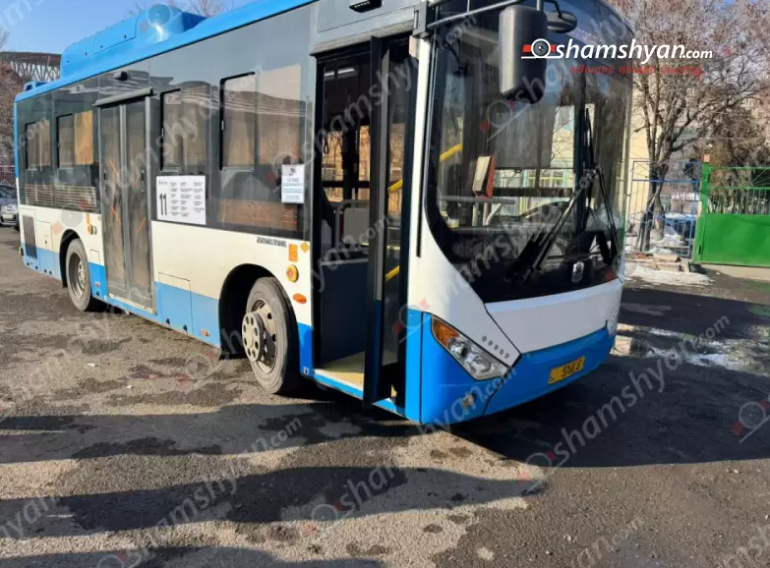 Երևանում թիվ 11 երթուղու ավտոբուսը վրшերթի է ենթարկել հետիոտնին