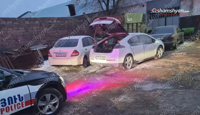 Ավտոտեխսպասարկման կետերից մեկում հրդեհ է բռնկվել «Chevrolet Volt»-ում