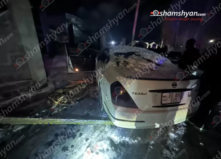 Վարդենիկում 39-ամյա վարորդը «Nissan Teana»-ով բшխվել է քարե պատնեշին, վարորդը մшհացել է