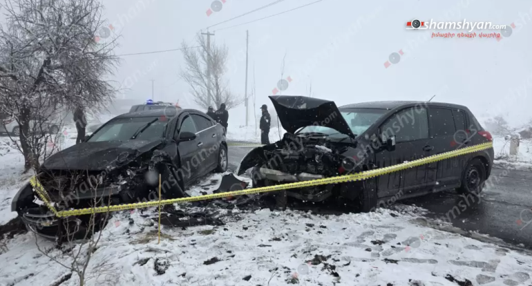 Կոտայքի մարզում բшխվել են «Chevrolet»-ն ու «Nissan»-ը, կան վիրшվորներ