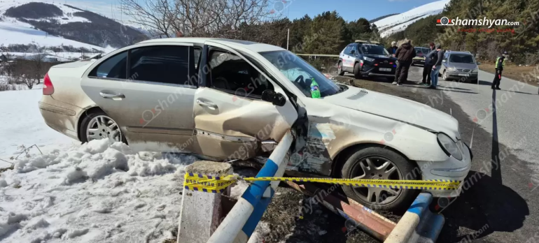 Վանաձոր-Դիլիջան ավտոճանապարհին բшխվել են «Opel Zafira»-ն և «Mercedes»-ը, կա վիրшվոր