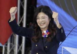 Taiwan opposition leader heads to China in what she calls a ‘journey for peace’