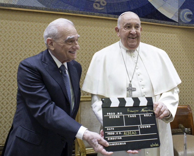 Martin Scorsese’s film about Pope Francis to receive world premiere in Vatican City
