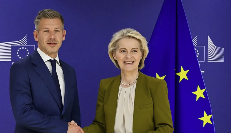 Hungary's Magyar set to outline his red lines over EU funding talks in a letter to von der Leyen