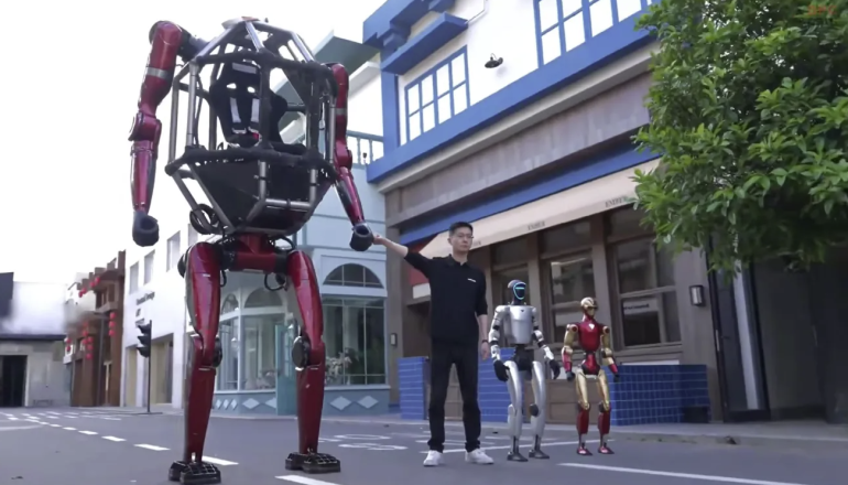 China’s Unitree unveils a rideable, wall-smashing robot straight out of science fiction