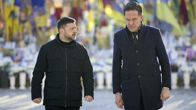 NATO chief Rutte arrives in Kyiv on unannounced visit, Ukrainian officials say