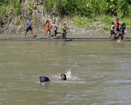 Half of world’s children exposed to at least three climate hazards. Unicef