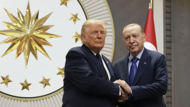 US President Donald Trump arrives in Turkey to attend NATO summit