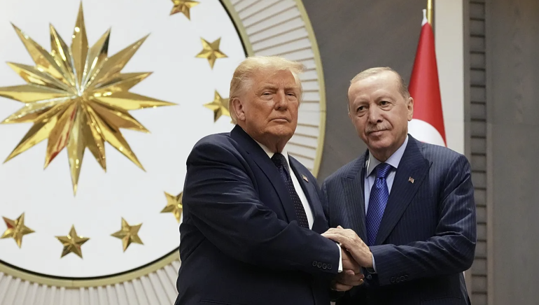 US President Donald Trump arrives in Turkey to attend NATO summit