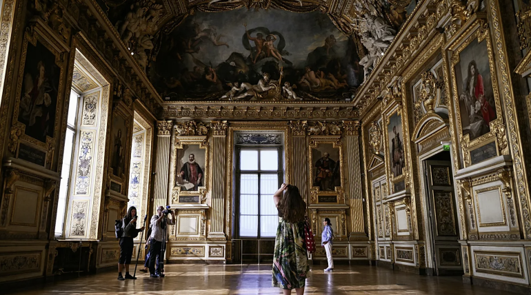 Louvre's Apollo Gallery reopens after Crown Jewels theft scandal