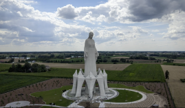 Europe's tallest Virgin Mary statue rises in Polish village
