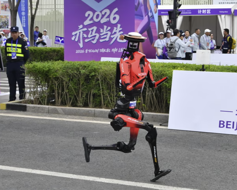 Chinese robot runs 100m sprint quicker than Usain Bolt’s world record