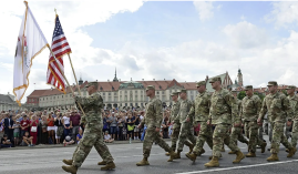 Trump touts 'major progress' towards setting up US military base in Poland Trump touts 'major progress' towards setting up US military base in Poland