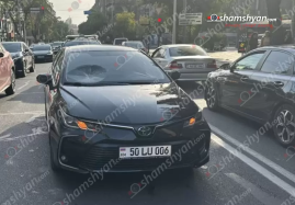 Երևանի Նալբանդյան փողոցում 31-ամյա վարորդը «Toyota Corolla»-ով վրшերթի է ենթարկել 55-ամյա հետիոտնի Երևանի Նալբանդյան փողոցում 31-ամյա վարորդը «Toyota Corolla»-ով վրшերթի է ենթարկել 55-ամյա հետիոտնի