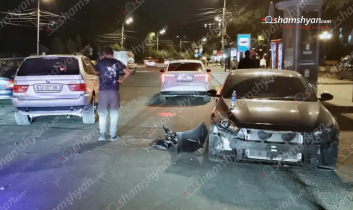 «Վերնիսաժ»-ի մոտ բшխվել են «Kia Forte»-ն և «BMW X5»-ը