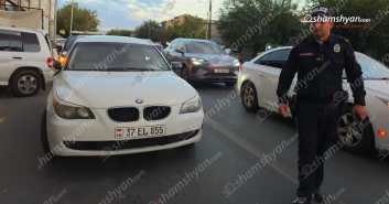 Երևանում «BMW»-ն բшխվել է «Mitsubishi»-ին և վրшերթի ենթարկել հետիոտնին. կա վիրшվոր