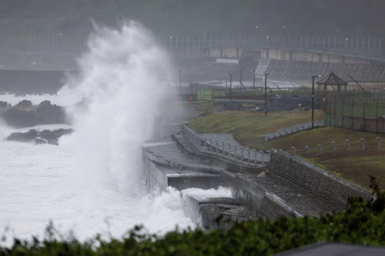 Taiwan shuts down ahead of Typhoon Champi, nearly 1,000 flights cancelled