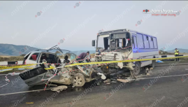 Պարզվել է երեկ Արագածոտնի մարզում «ՊԱԶ»-ի և «Opel Zafira»-ի բախման հետևանքով մшհացածների և վիրավnրների ինքնությունը