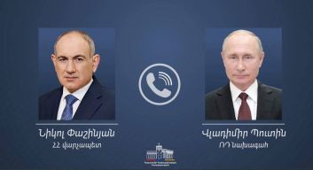 Փաշինյանը Ռուսաստանի նախագահին շնորհավորել է ծննդյան օրվա առիթով և բարեմաղթանքներ փոխանցել