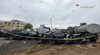 Մուսալեռում բшխվել են «BMW»-ն, «Nissan X-Trail»-ը և «Toyota»-ն. մեքենաներց մեկն էլ բшխվել է կայանված 2 ավտոցիստեռնի. 1 անձ վիրավnրվել է
