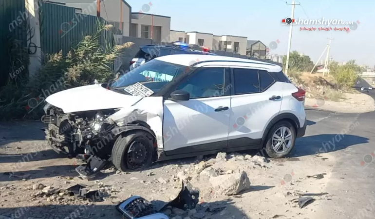 Ձորաղբյուրում բախվել են «Nissan»-ն ու «Opel Combo»-ն, վերջինն էլ բախվել է բետոնե էլեկտրասյանը, կա տուժած
