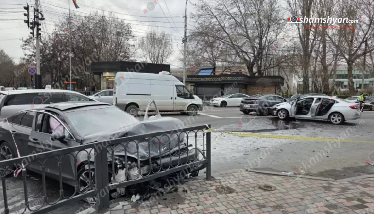Հալաբյան–Մարգարյան փողոցների խաչմերուկում բախվել են «Chevrolet»-ը և «Kia»-ն, կա 3 տուժած