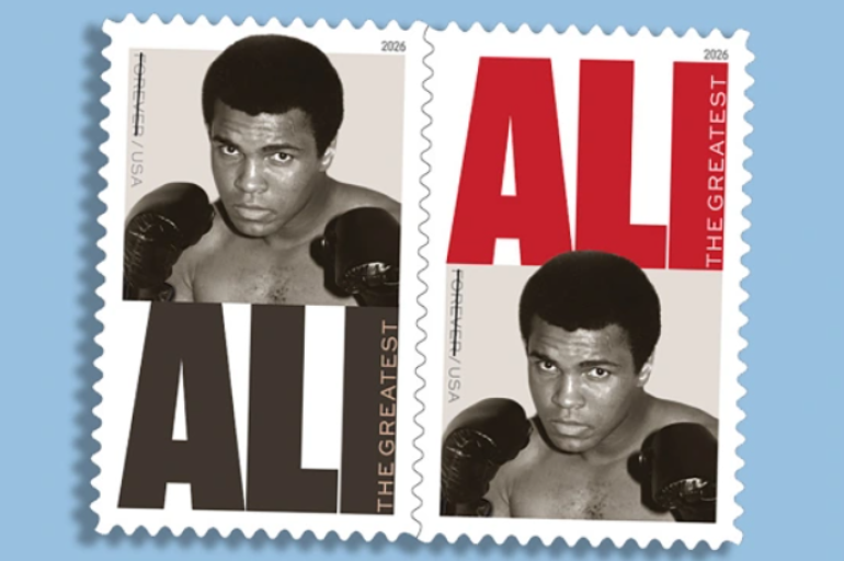Muhammad Ali will be honored with a commemorative US postage stamp