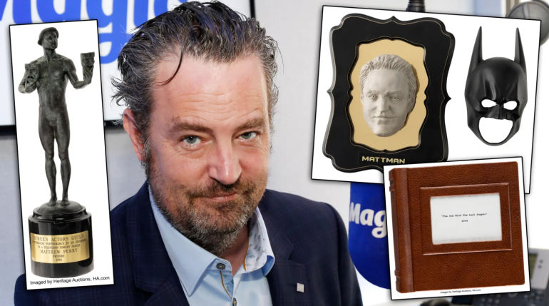 Matthew Perry’s belongings to be auctioned as Friends memorabilia and original Banksy up for sale