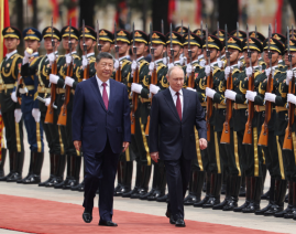 Xi Jinping and Vladimir Putin meet in Beijing less than a week after Trump visit
