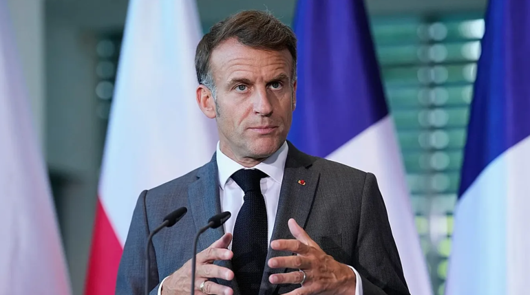 Macron says France intercepted a Russian shadow fleet oil tanker off coast of Sicily Macron says France intercepted a Russian shadow fleet oil tanker off coast of Sicily