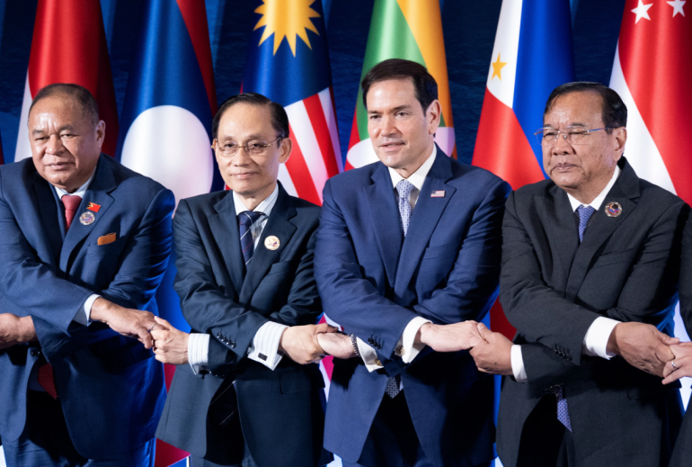 Iran’s demands over the Strait of Hormuz would set a dangerous precedent. Rubio tells ASEAN leaders