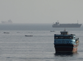Iran and Oman agree route for ships in Strait of Hormuz. Esmaeil Baghaei Iran and Oman agree route for ships in Strait of Hormuz. Esmaeil Baghaei