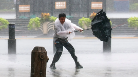 Over 1 million evacuated as Typhoon Dolphin hits China