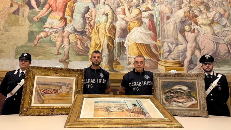 Italian police recover stolen Renoir, Cézanne and Matisse artworks worth millions