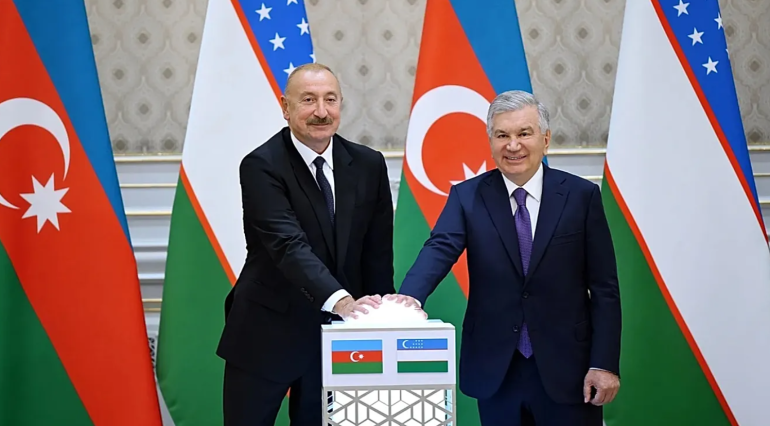 Uzbekistan and Azerbaijan deepen alliance with $1bn trade target and stronger Trans-Caspian links Uzbekistan and Azerbaijan deepen alliance with $1bn trade target and stronger Trans-Caspian links