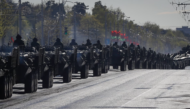 Belarus concentrates forces near border with Poland and Lithuania in military drill