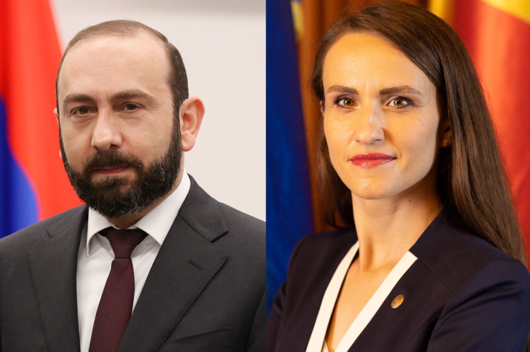 Ararat Mirzoyan and Romania’s Foreign Minister discussed deepening relations between Armenia and Romania