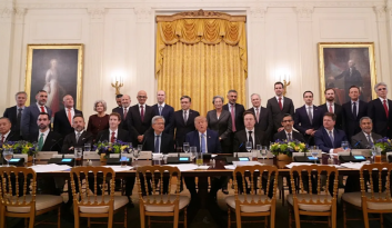 Top AI and tech firms sign 'morally binding' accord to 'self-police' development after meeting at White House Top AI and tech firms sign 'morally binding' accord to 'self-police' development after meeting at White House