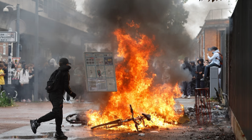 Hundreds detained as student protests across France turn violent