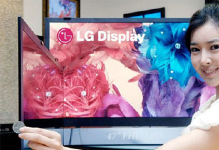 Самый тонкий телевизор в мире от LG 