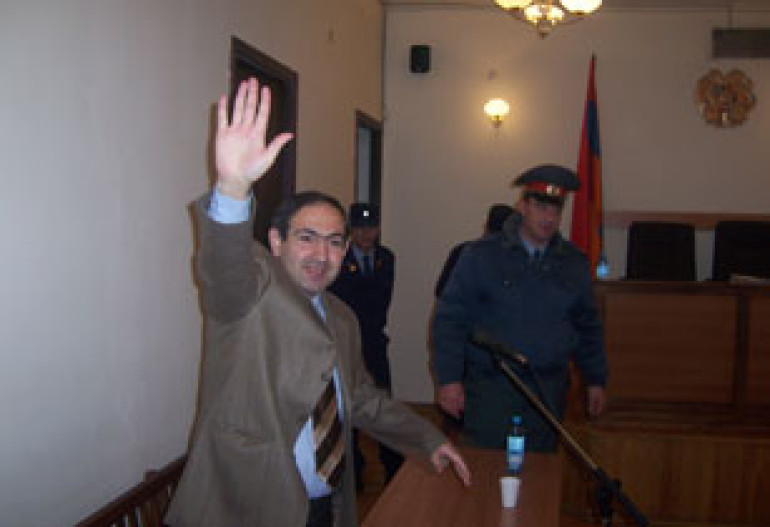 Pashinyan Not Allowed to Attend His Hearing in Constitutional Court