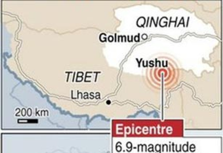 Quake Kills Scores in West China  