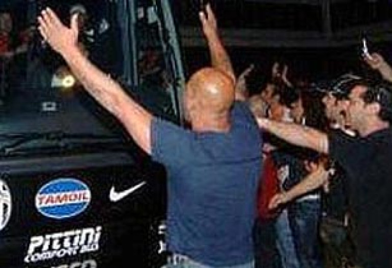 Juventus Fans Attack Team Bus on Arrival In Milan