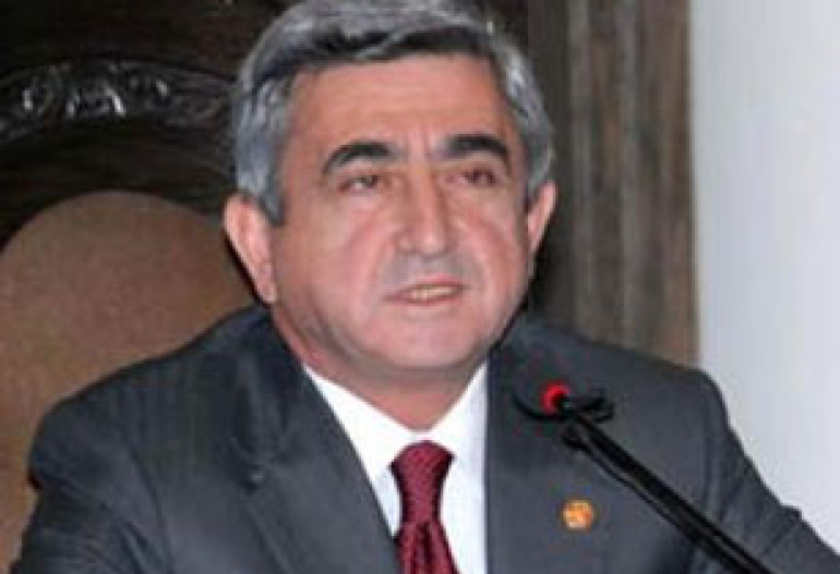 Any Military Option Will Be Calamity for Azerbaijan: Serzh Sargsyan 