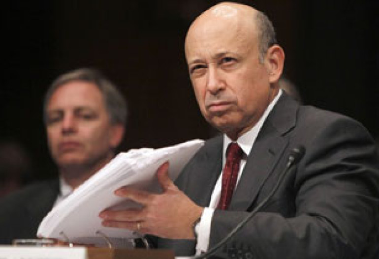 US Senate Panel Grills Goldman Boss 