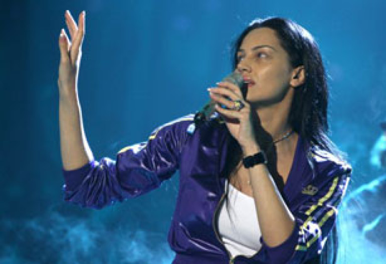 Eva Rivas' First Rehearsal in Oslo (Video)